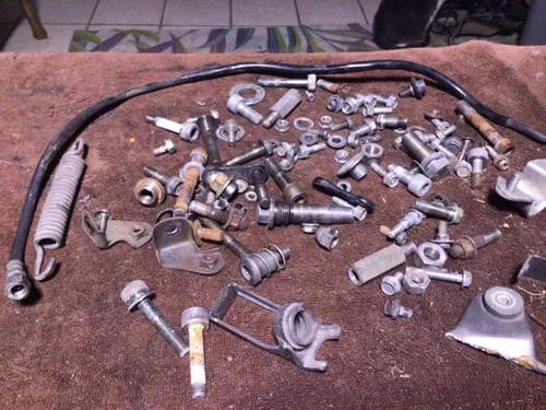 1985 Honda Goldwing 1200 Gl1200a Aspencade misc chassis hardware bolts stay mnts