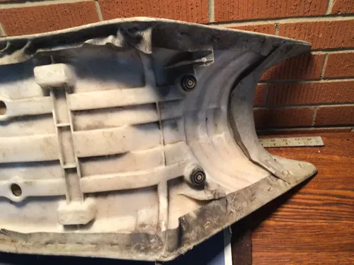 87-04 YAMAHA WARRIOR 350 SEAT WITH TORN COVER COMPLETE SEAT YFM350 CORE