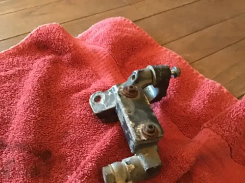 1986-1987 Kawasaki KX80 Front Brake Caliper reservoir