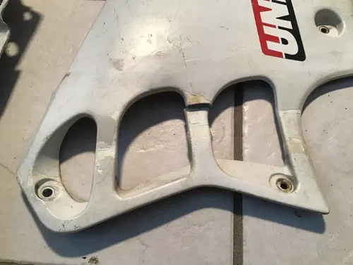 Honda CR125R CR250R Front Number Plate 1990 1991 Side Covers Gas tank shroud
