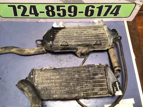 1989 Kawasaki KX250 OEM RADIATOR SET rad hoses oem
