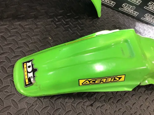 1998 94-98 KX125 KX250 FRONT REAR FENDER MUDFLAP PLASTIC GRAPHICS 35023-1362