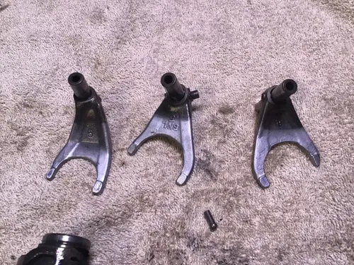2001 Yamaha YZ250F shift cam shift forks