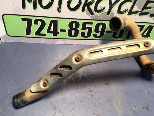 1996 Yamaha XT225 Exhaust header head pipe & Heat Shield