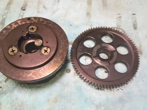 1970 Honda CB750 starter clutch flywheel gear