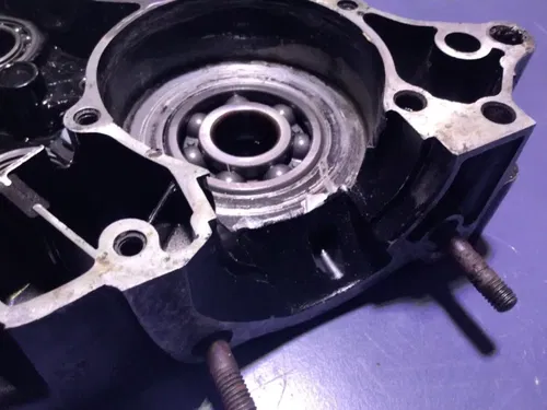 1988 HONDA CR80R RIGHT CRANKCASE BOTTOM END CRANK CASE