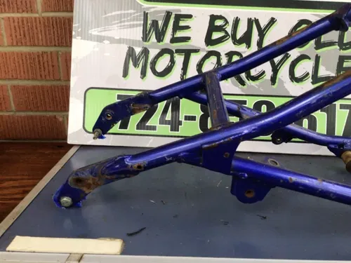 02-18 YAMAHA YZ 85 YZ85 OEM STOCK SUBFRAME REAR SUBFRAME 5PA-21190-00-P0