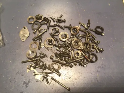04 KTM 400 450 525 SX OEM misc engine chassis hardware bolts nuts misc