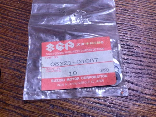 NOS Genuine Suzuki Motorcycle ATV Factory Lock Washer Part QTY7 OEM 08321-01067