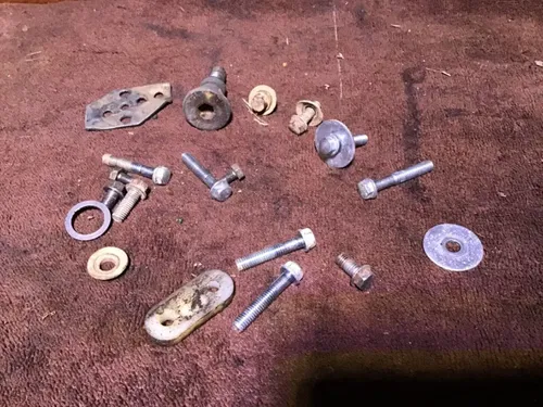 1991 SUZUKI RM125 RM 125 miscellaneous chassis hardware rear brake pedal bolt