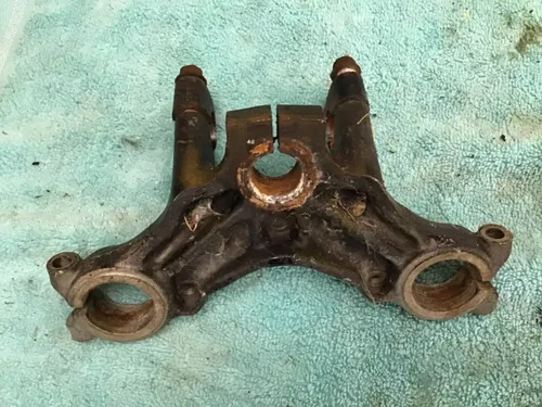1978 Yamaha DT400 OEM top triple tree clamp Bar mount