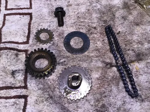 1978 Honda Hawk CB400T crank gear crankshaft gears