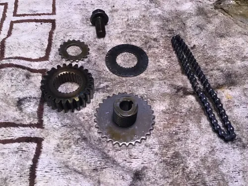 1978 Honda Hawk CB400T crank gear crankshaft gears