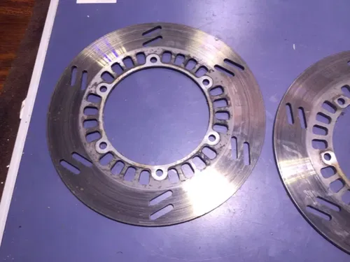 1982 - 1983 YAMAHA SECA 650 TURBO FRONT LEFT RIGHT BRAKE ROTOR PAIR