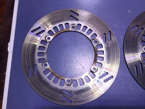 1982 - 1983 YAMAHA SECA 650 TURBO FRONT LEFT RIGHT BRAKE ROTOR PAIR
