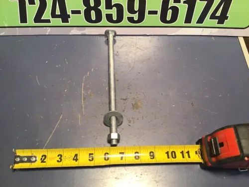 1/2" X 10" GALVANIZED EXTERIOR CARRIAGE BOLT W/ Nut and Washer