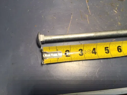 1/2" X 10" GALVANIZED EXTERIOR CARRIAGE BOLT W/ Nut and Washer