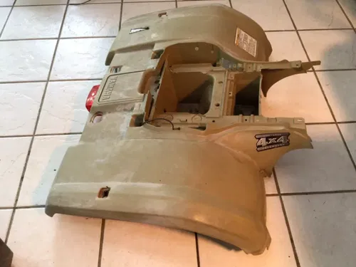 2003 Yamaha Kodiak 450 03 Fender Rear 5ND-F1600-10-00 37327 Tan plastic