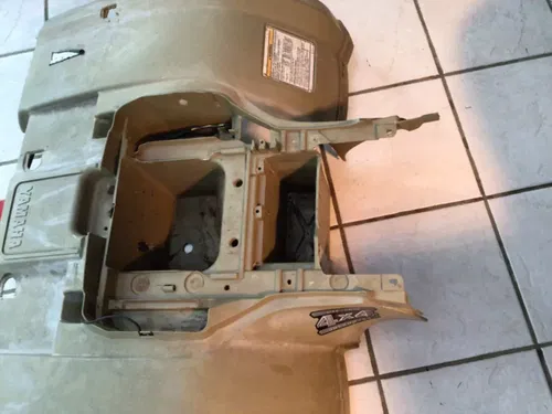 2003 Yamaha Kodiak 450 03 Fender Rear 5ND-F1600-10-00 37327 Tan plastic