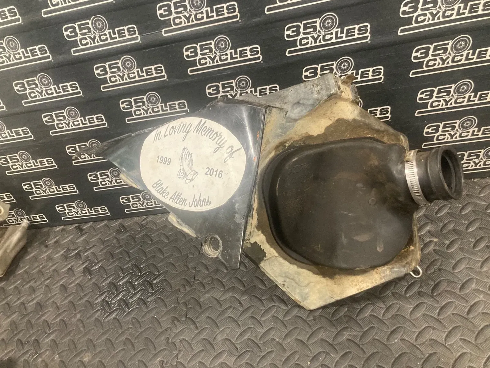 2008 07-11 KTM 250XCF-W 250SXF 250 XCF-W SXF Airbox Air Box Filter Housing Boot