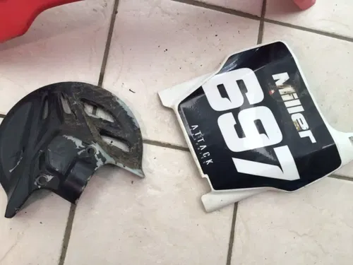 2004-08 Honda CRF450R Plastic Kit front fender number plate caliper cover