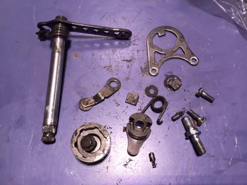 2004 Honda CRF450 Transmission Shift Fork Drum Cam Change Pedal Lever Shaft
