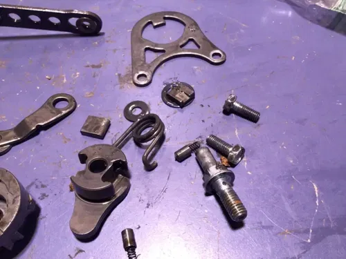2004 Honda CRF450 Transmission Shift Fork Drum Cam Change Pedal Lever Shaft