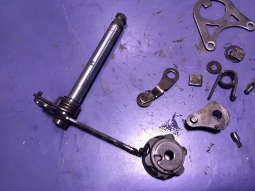 2004 Honda CRF450 Transmission Shift Fork Drum Cam Change Pedal Lever Shaft