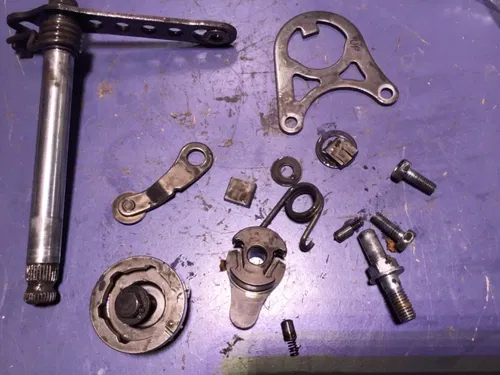 2004 Honda CRF450 Transmission Shift Fork Drum Cam Change Pedal Lever Shaft