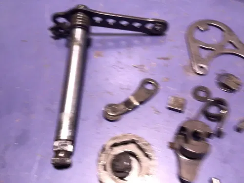 2004 Honda CRF450 Transmission Shift Fork Drum Cam Change Pedal Lever Shaft