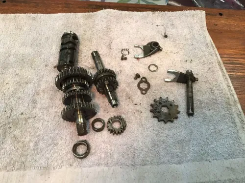 1985 HONDA XL80 XL 80 transmission tranny shift forks complete gears