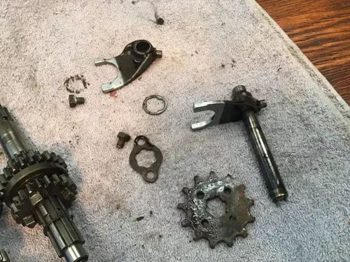 1985 HONDA XL80 XL 80 transmission tranny shift forks complete gears