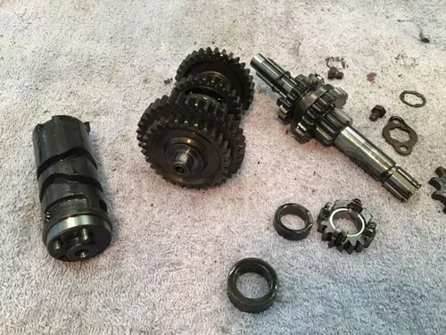 1985 HONDA XL80 XL 80 transmission tranny shift forks complete gears