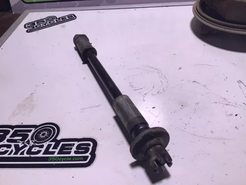 74 Suzuki TS TS185 Sierra 185 Used Original Front Wheel Axle bolt 1974 spacers