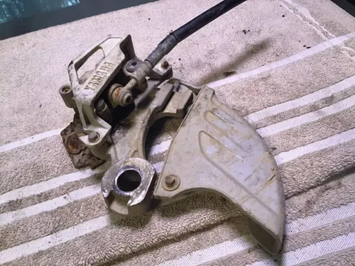 2002 Yamaha WR250F rear brake caliper rotor guard
