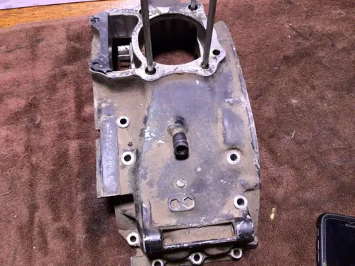 1973-75' 73' Honda XL175 XL-175 / OEM NICE ENGINE MOTOR CRANK CASES TOP BOTTOM