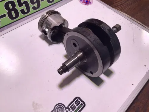 1978 SUZUKI SP370 SP 370 CRANKSHAFT CRANK + GOOD SMOOTH BEARING - GOOD THREADS