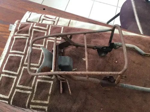 1981 Yamaha MJ50 Towny Rear rack tail light housing luggage rack