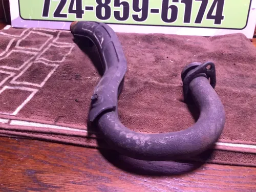 1986 86 Suzuki Quadsport 230 2x4 Header Exhaust Head Pipe heat shield  LT230S