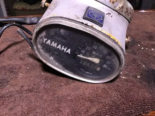 1965 Yamaha YG1 YG1T YGS1  Headlight bucket speedometer gauge head light