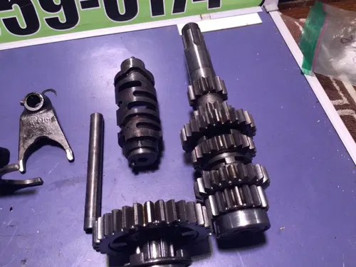 03-08 OEM SUZUKI LTZ400 KFX400 DVX400 Transmission Shaft Gears Shift Drum Forks