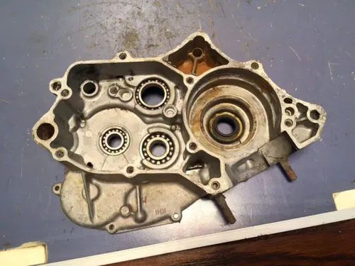 USED OEM 92-97 KAWASAKI KX 80 100 KX80 KX100 LEFT SIDE ENGINE CASE CRANKCASE