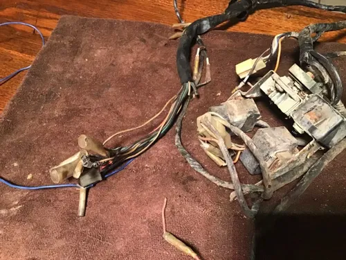 1981 Yamaha MJ50 Towny Wiring harness rectifier OEM turn signals relay