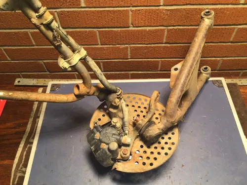 1991 HONDA TRX250X FRONT LOWER UPPER RIGHT CONTROL A ARMS KNUCKLE HUB Caliper