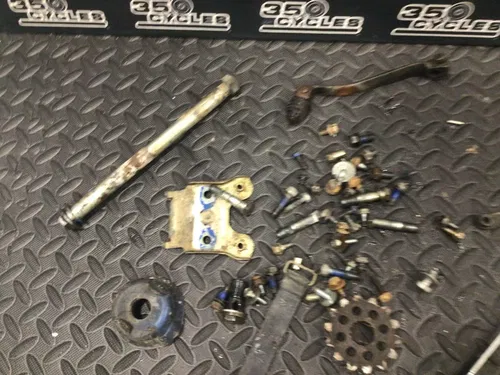 1991 Suzuki DR350 DR 350 OEM misc chassis hardware bolts dipstick shifter bolt