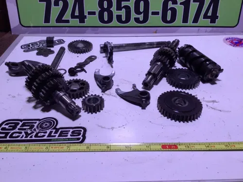 1981 80-82 Honda XR80 XR 80 /  TRANSMISSION TRANS GEARS shift shaft shift cam