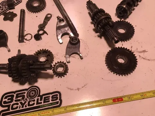 1981 80-82 Honda XR80 XR 80 /  TRANSMISSION TRANS GEARS shift shaft shift cam