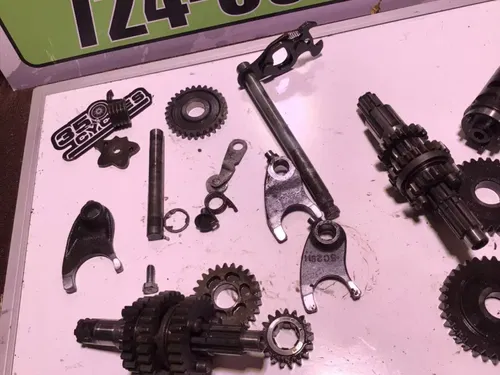1981 80-82 Honda XR80 XR 80 /  TRANSMISSION TRANS GEARS shift shaft shift cam