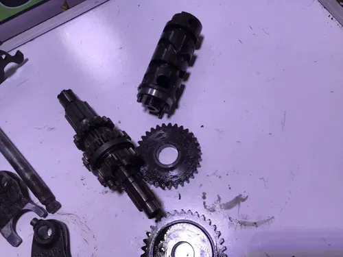 1981 80-82 Honda XR80 XR 80 /  TRANSMISSION TRANS GEARS shift shaft shift cam