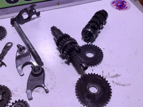 1981 80-82 Honda XR80 XR 80 /  TRANSMISSION TRANS GEARS shift shaft shift cam